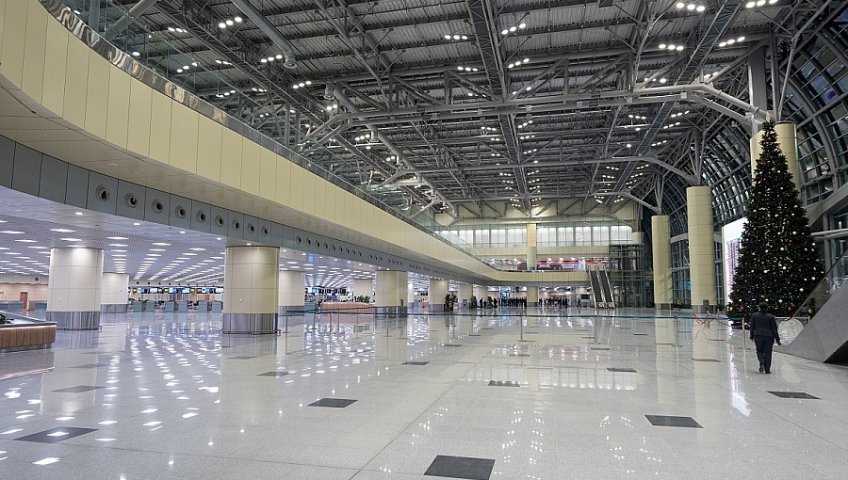 Аэропорт Домодедово обслужил первый рейс в новом сегменте пассажирского терминала