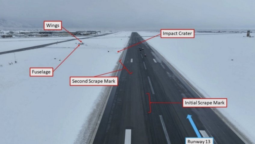НЕВЫПОЛНЕНИЕ ПРОТИВООБЛЕДЕНИТЕЛЬНОЙ ОБРАБОТКИ ПРИВЕЛО К КРУШЕНИЮ EMBRAER PHENOM 300 В ЮТЕ