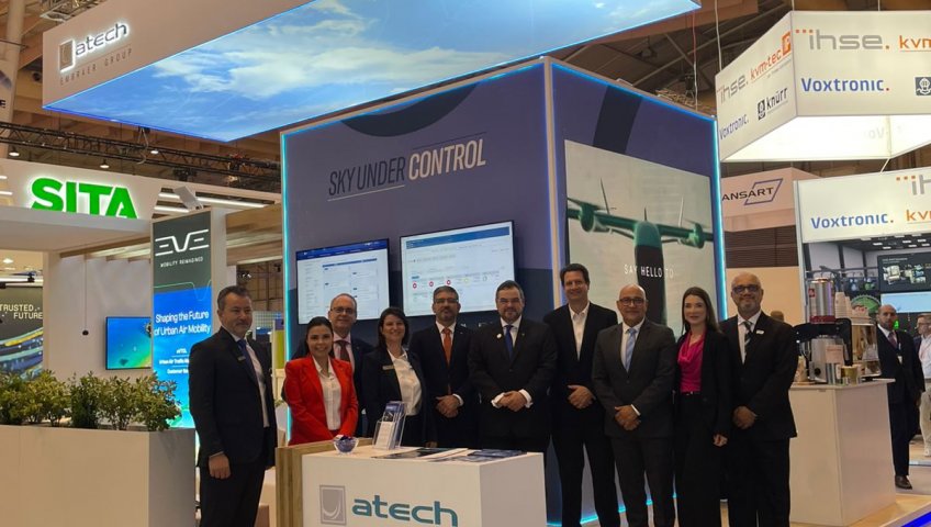 ATECH УКРЕПЛЯЕТ ТЕХНОЛОГИЧЕСКОЕ ЛИДЕРСТВО В ОБЛАСТИ ОРВД НА ВЫСТАВКЕ AIRSPACE WORLD 2025