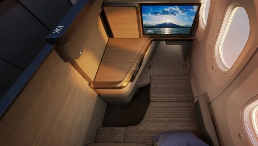 ЯПОНСКАЯ ALL NIPPON AIRWAYS ПОКАЗАЛА НОВОЕ КРЕСЛО БИЗНЕС-КЛАССА THE ROOM FX