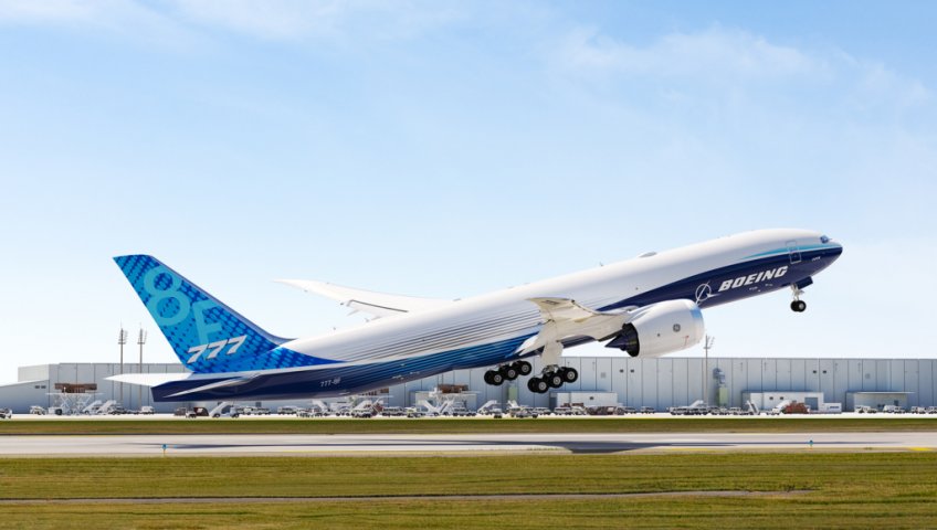 ГРУЗОВЫЕ ВОЙНЫ: BOEING СВЕРЛИТ ПЕРВОЕ ОТВЕРСТИЕ ДЛЯ ГРУЗОВОГО САМОЛЕТА 777-8, А ТАКЖЕ ЗАВЕРШАЕТ РАБОТУ НАД ГОРИЗОНТАЛЬНЫМ СТАБИЛИЗАТОРОМ AIRBUS A350F