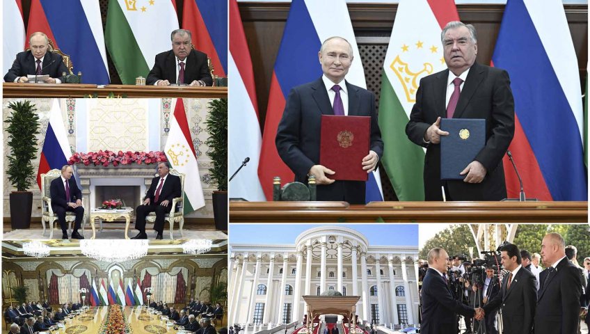 ГОСУДАРСТВЕННЫЙ ВИЗИТ ПРЕЗИДЕНТА РОССИЙСКОЙ ФЕДЕРАЦИИ ВЛАДИМИРА ПУТИНА В РЕСПУБЛИКУ ТАДЖИКИСТАН