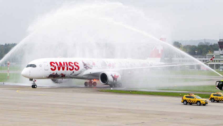SWISS ПРИВЕТСТВУЕТ СВОЙ ПЕРВЫЙ AIRBUS A350 ТУРОМ ПО ЗНАКОВЫМ ДОСТОПРИМЕЧАТЕЛЬНОСТЯМ ШВЕЙЦАРИИ