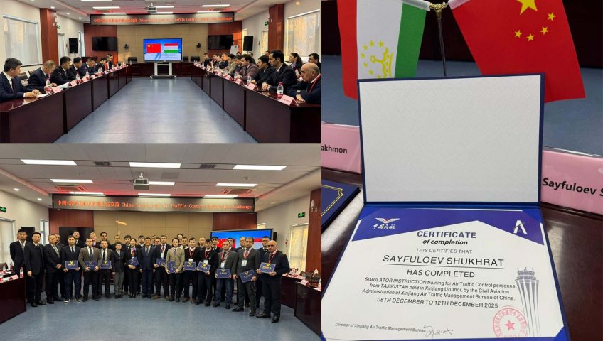 TAJIK SPECIALISTS IN CHINA: SUSTAINABLE STEP TOWARDS IMPROVING AIR NAVIGATION SERVICES LEVEL
