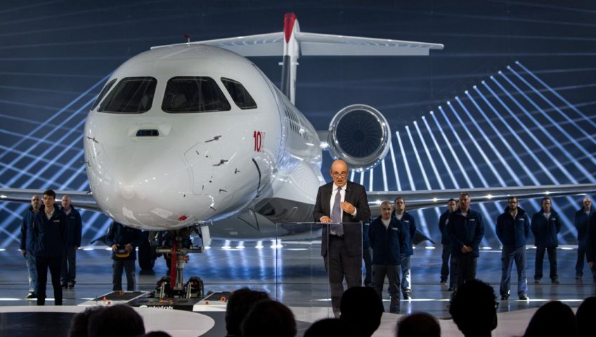 КОМПАНИЯ DASSAULT СТРЕМИТСЯ К ВЕРШИНЕ РЫНКА БИЗНЕС-ДЖЕТОВ С ПОМОЩЬЮ РАКЕТЫ FALCON 10X