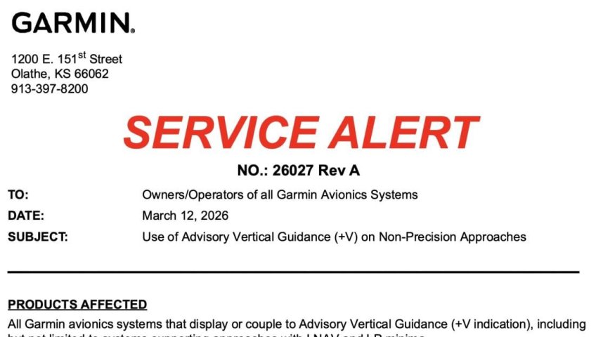СИСТЕМА ОПОВЕЩЕНИЯ GARMIN ПРЕДУПРЕЖДАЕТ ПИЛОТОВ О СНИЖЕНИИ НИЖЕ МИНИМАЛЬНОЙ БЕЗОПАСНОЙ ВЫСОТЫ (MDA)