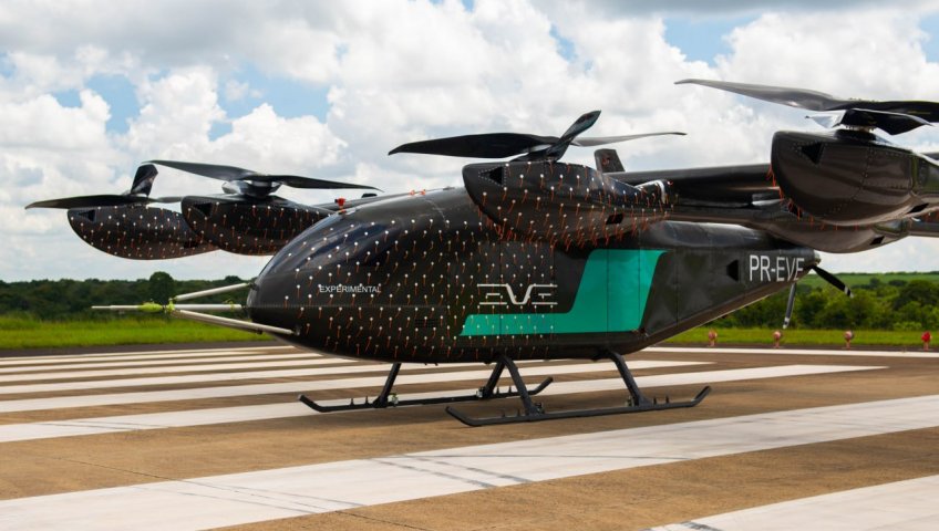 КОМПАНИЯ EVE AIR MOBILITY ПРОДЕМОНСТРИРОВАЛА ВЛАСТЯМ ПРОТОТИП АППАРАТА EVTOL, ЧТО СВИДЕТЕЛЬСТВУЕТ О ПРОГРЕССЕ В КАМПАНИИ ЛЕТНЫХ ИСПЫТАНИЙ