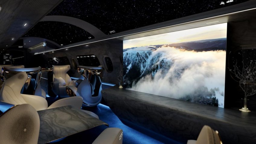 РОЗЕН УСТАНАВЛИВАЕТ ВИДЕОДИСПЛЕЙ RECORD IFE В VIP-КЕМПЕРЕ