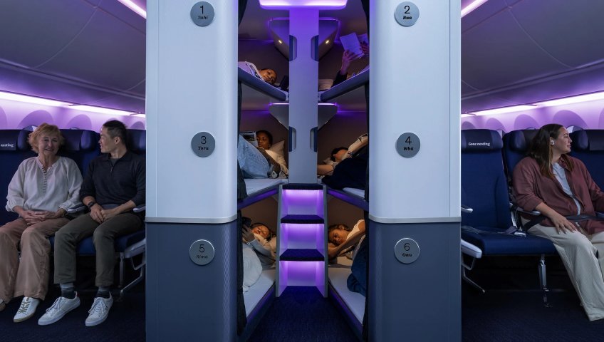 AIR NEW ZEALAND УСТАНОВИТ КАПСУЛЫ ДЛЯ СНА SKYNEST В ЭКОНОМКЛАССЕ