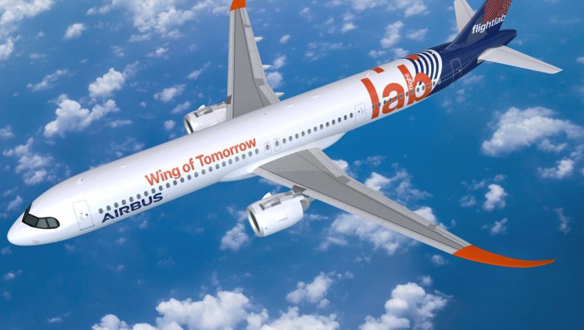 КОМПАНИЯ AIRBUS ЗАПУСКАЕТ НОВУЮ ПРОГРАММУ ЛЕТНЫХ ИСПЫТАНИЙ ДЛЯ ПРОЕКТА WING OF TOMORROW